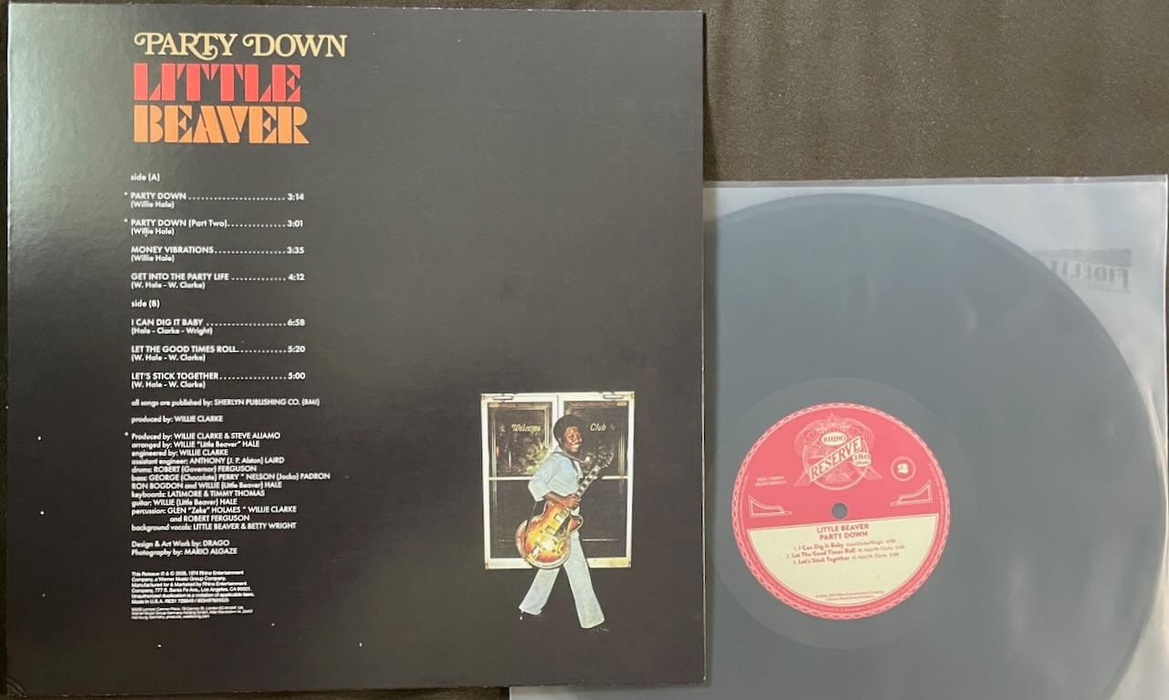 Back cover and disc for Little Beaver.