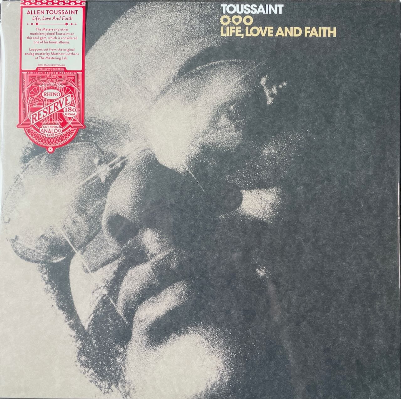 Cover art for Allen Toussaint.
