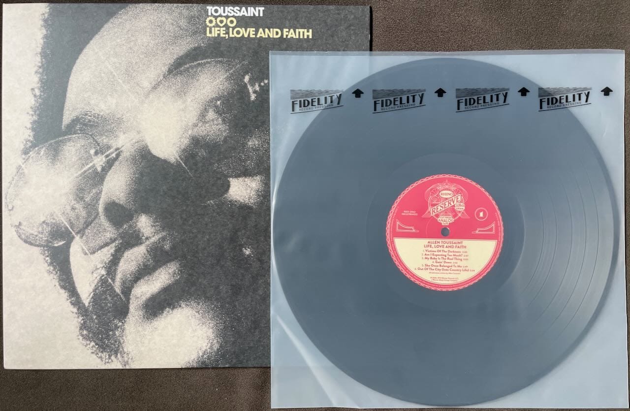 Cover and disc for Allen Toussaint.
