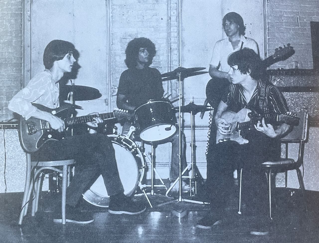 Television as they appear on the inner sleeve of Marquee Moon.