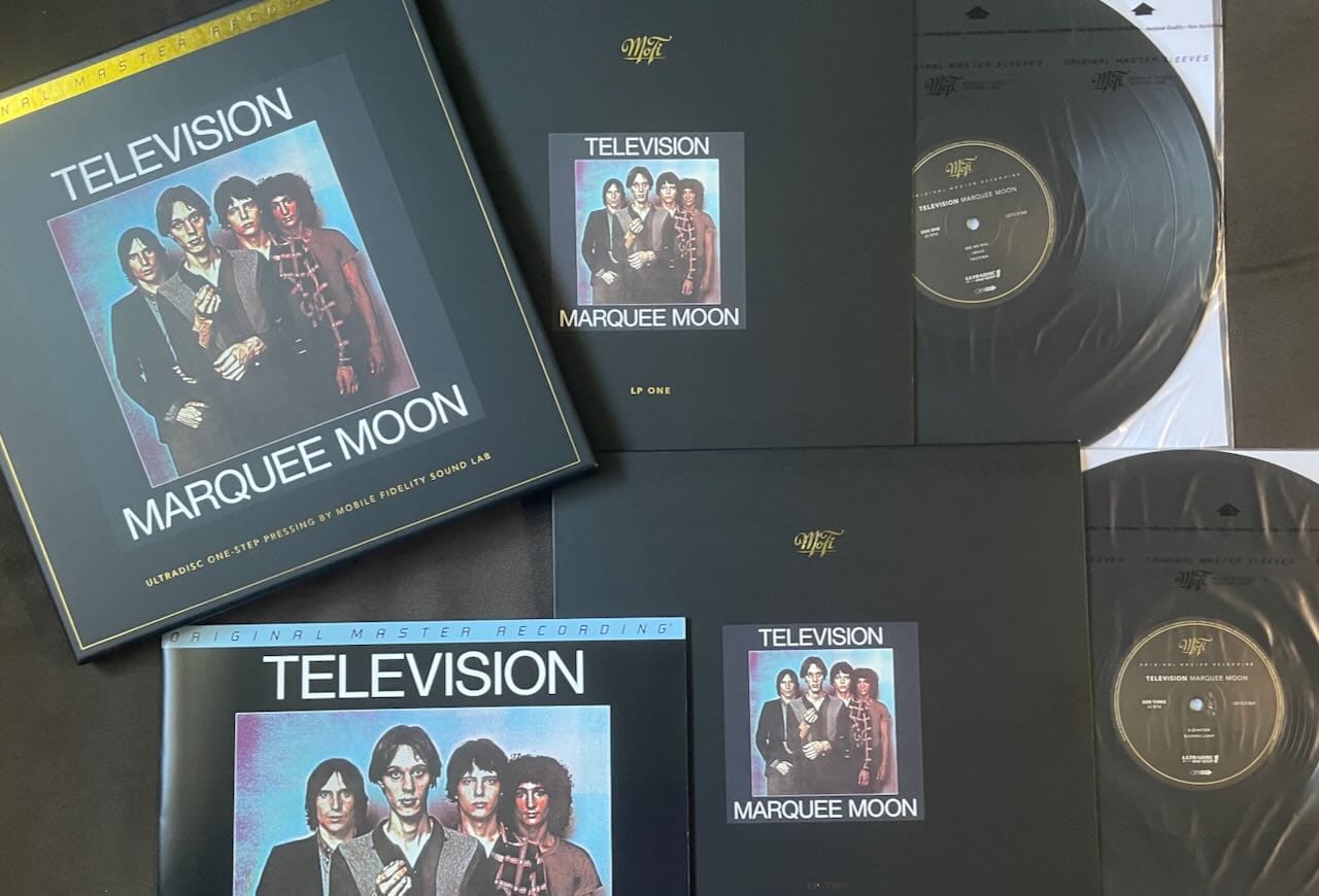 Contents of the Mobile Fidelity edition of Television's Marquee Moon.