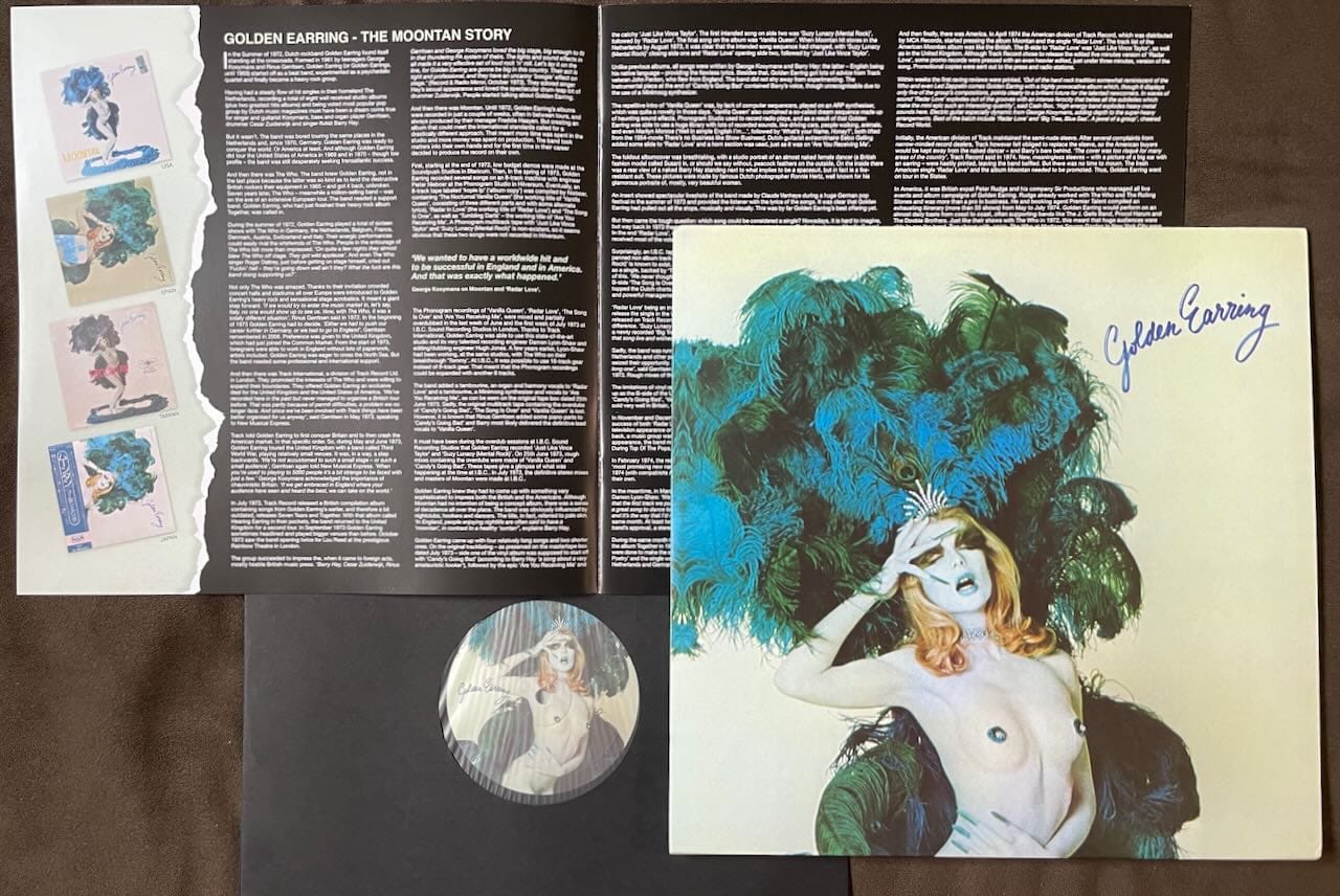 Booklet, disc, and cover for Golden Earring.