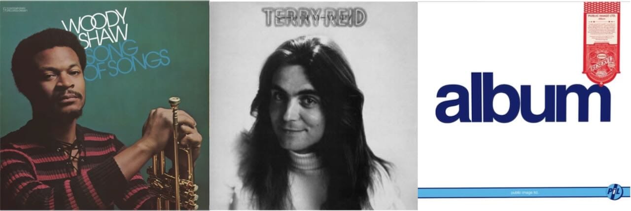 Cover art for Woody Shaw, Terry Reid, and Public Image Ltd.