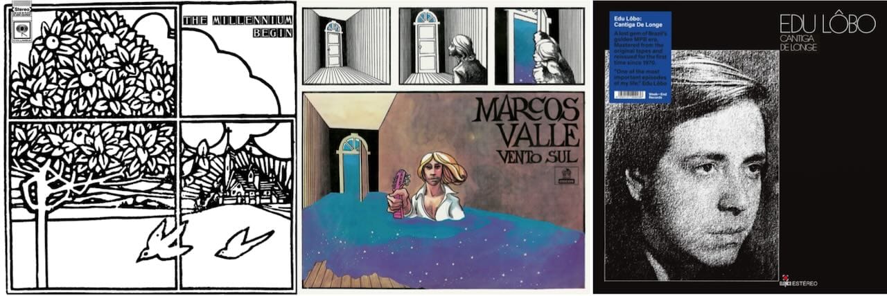Cover art for the Millennium, Marcos Valley, and Edu Lôbo.