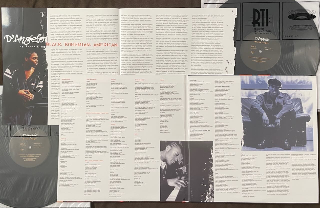 Insert, gatefold, and discs for D'Angelo.