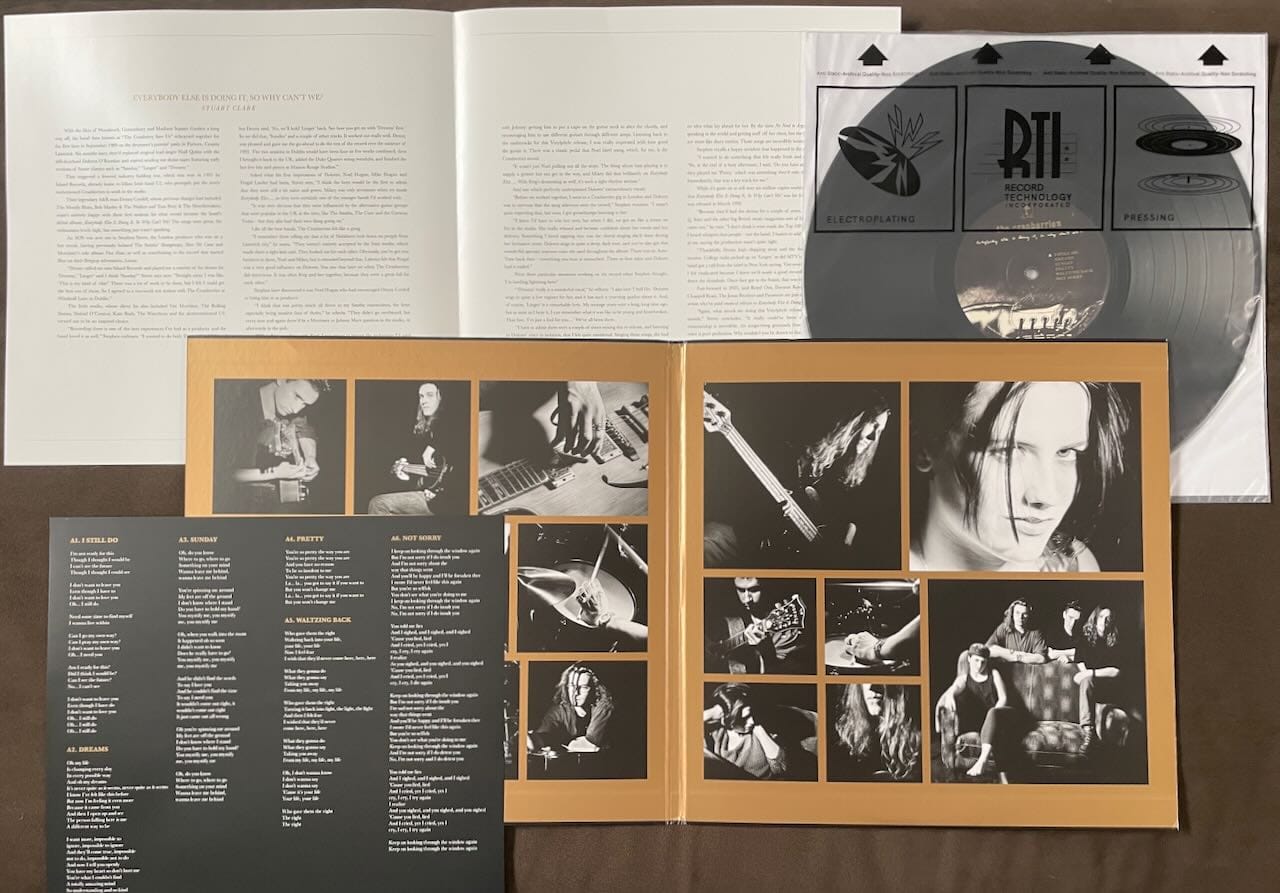 Inserts, gatefold, and disc for the Cranberries.