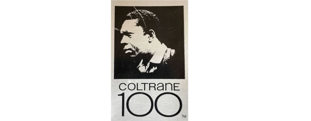 Image of the Coltrane 100 logo.