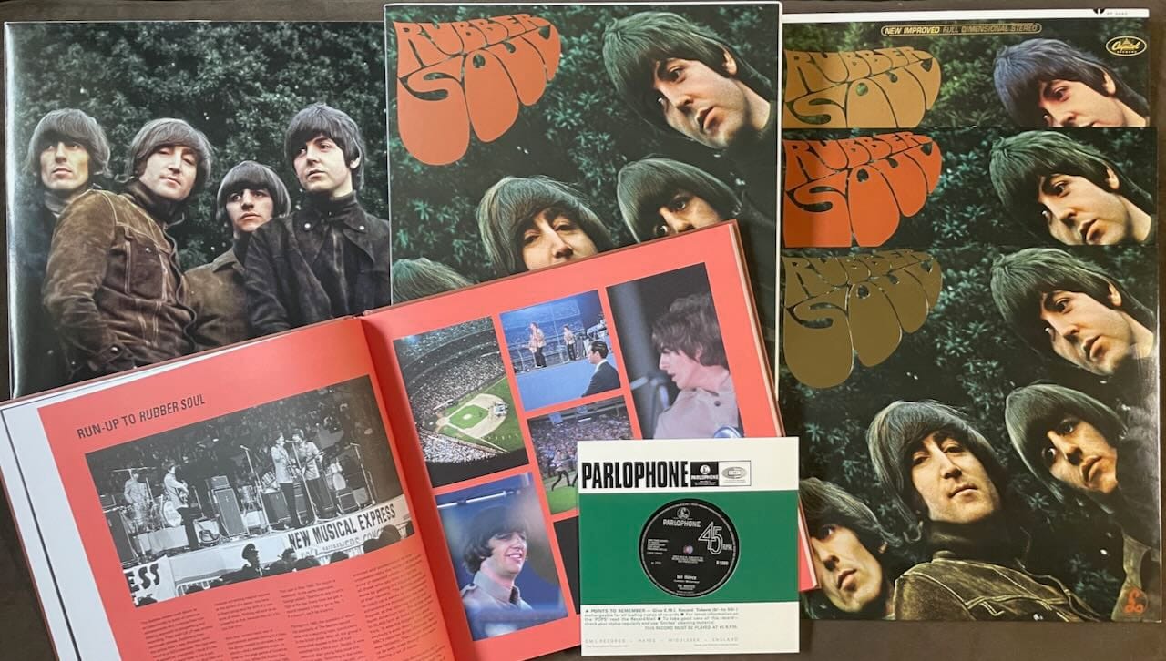 Contents of the Rubber Soul box set.