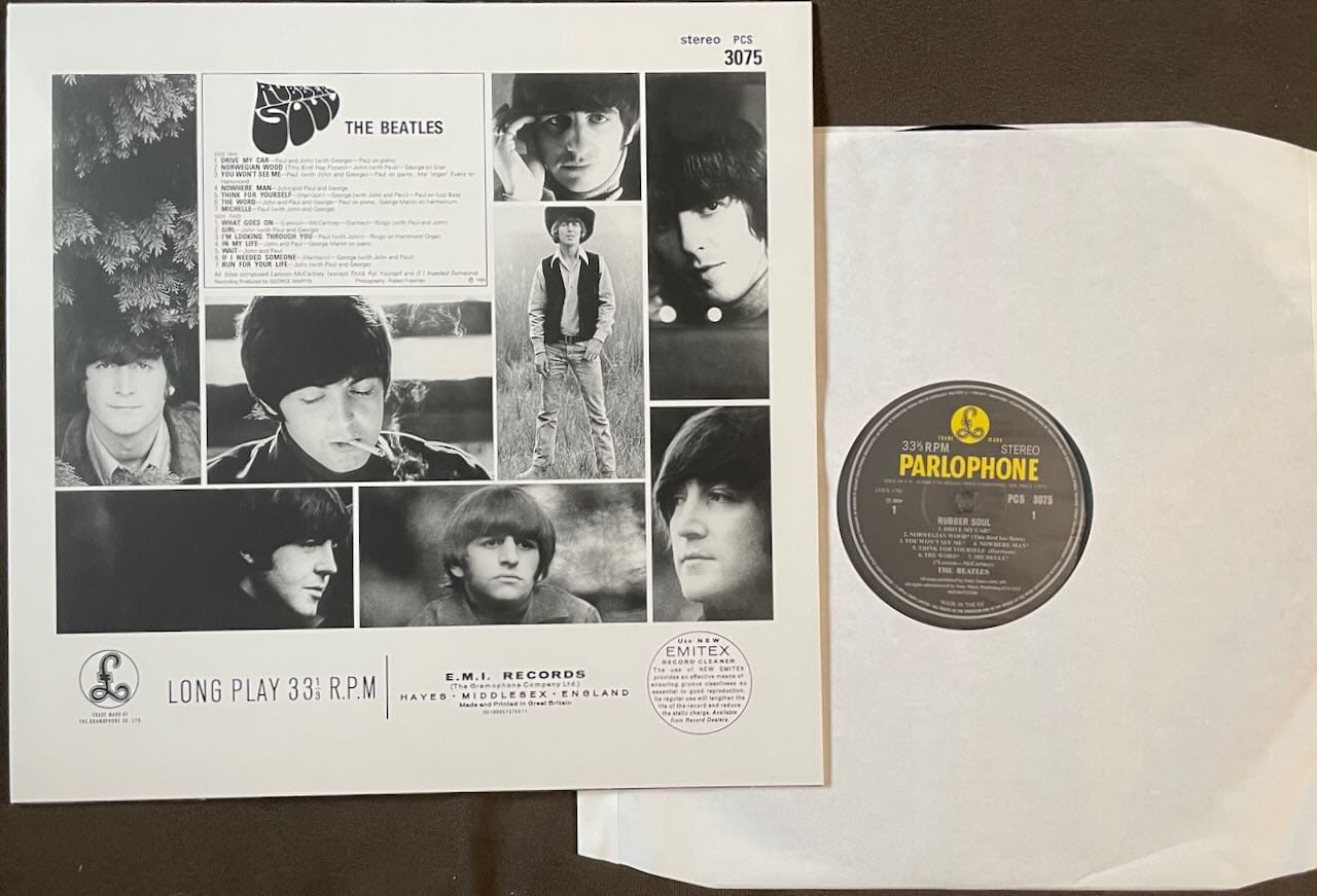 Back cover and disc of the remix album.
