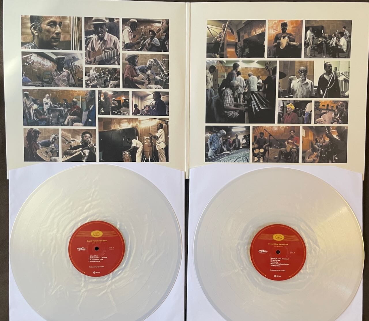 Inner gatefold and discs for Buena Vista Social Club.