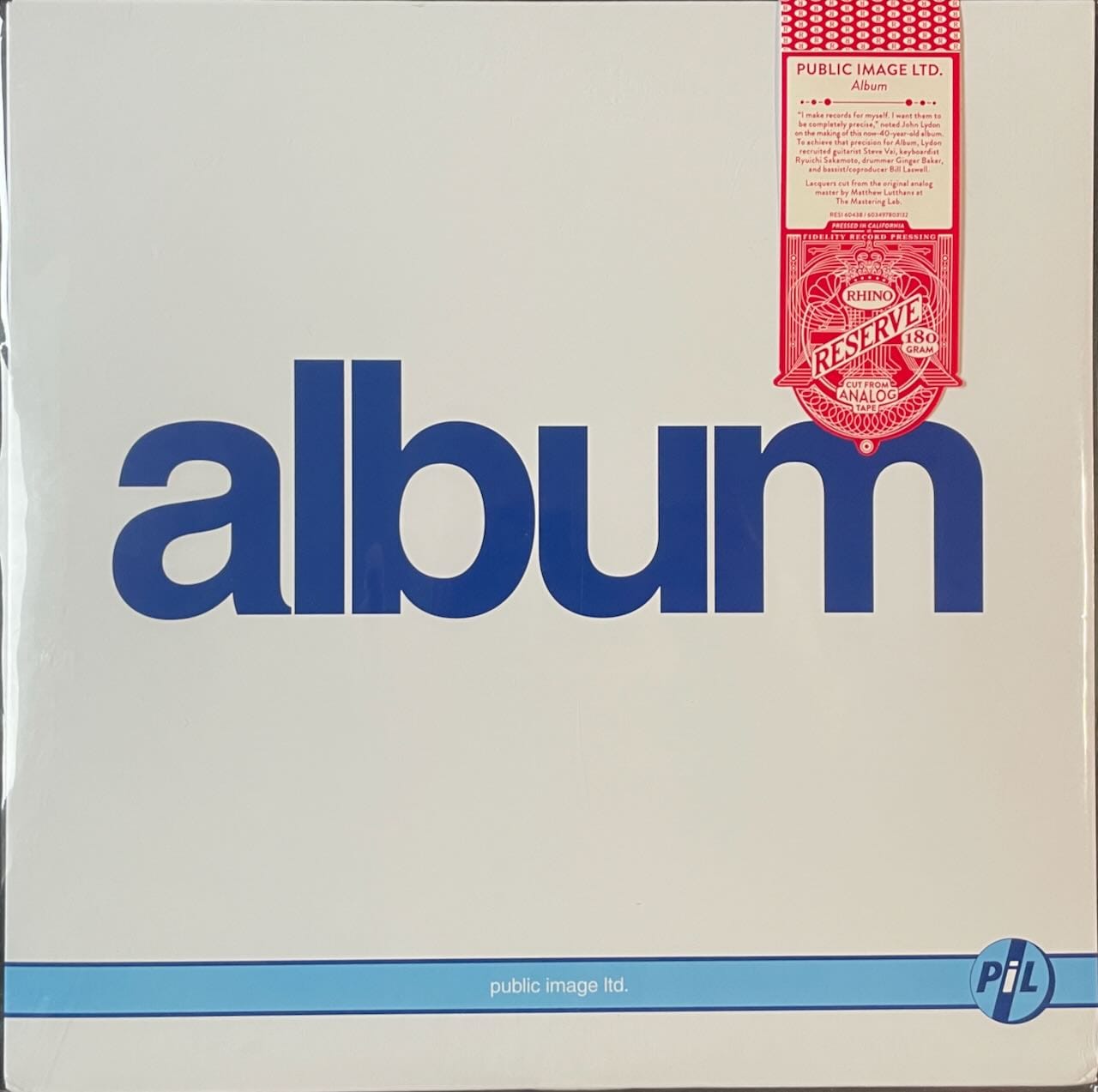 Cover art for Public Image Ltd.