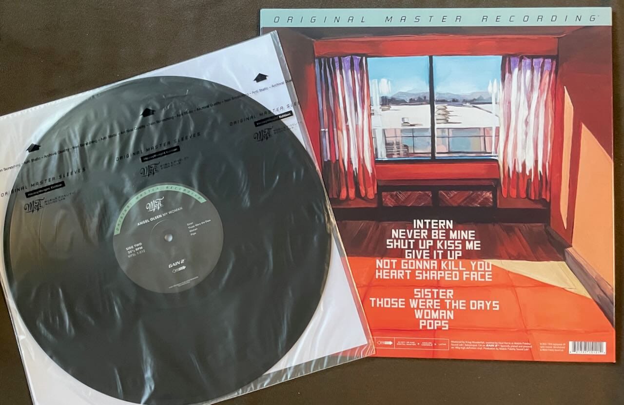 Back cover and disc for Angel Olsen.
