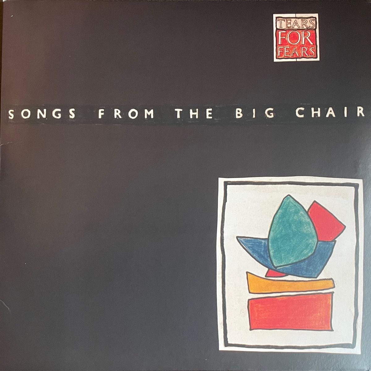 Cover art for the 40th anniversary edition of Tears for Fears' Songs from the Big Chair.