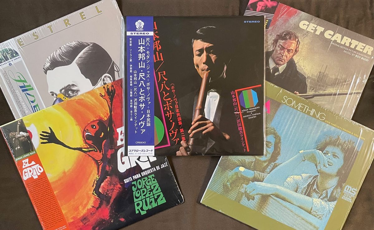 The covers of five releases from Korean label Beatball Music.