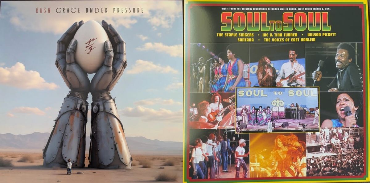 Cover art for Rush and Soul to Soul.
