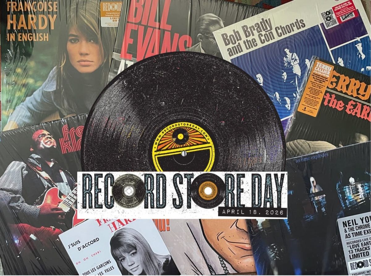 Cover art for some of the Record Store Day 2026 releases.