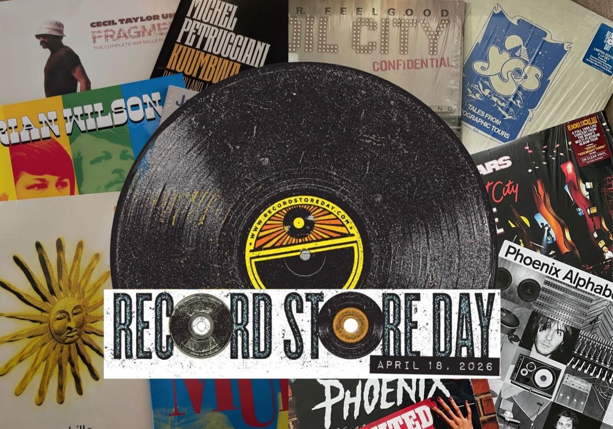 Cover art for some of the Record Store Day 2026 releases.