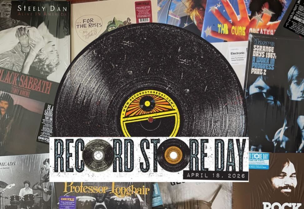 Cover art for some of the Record Store Day 2026 releases.
