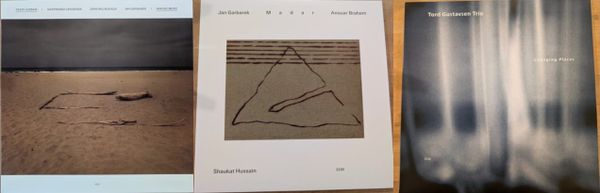 Cover art for three titles in ECM's Luminessence series.