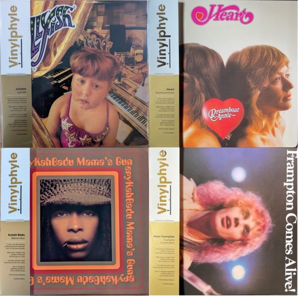 Reviews: Jellyfish, Heart, Erykah Badu, and Peter Frampton on Vinylphyle