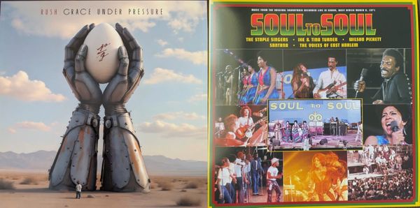 Cover art for Rush and Soul to Soul.