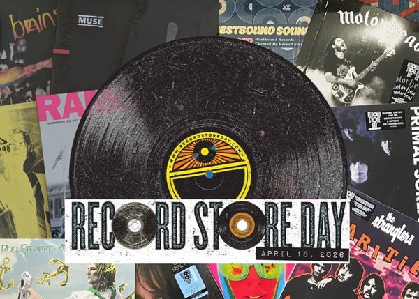 Cover art for some of the Record Store Day 2026 releases.