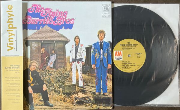 Cover art and disc for the Vinylphyle edition of the Flying Burrito Brothers.