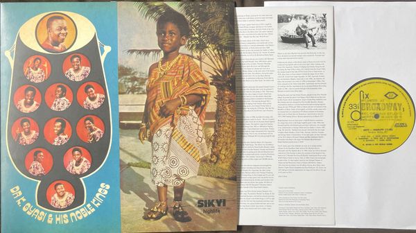 Cover art, insert, and disc for Dr. K. Gyasi and His Noble Kings.