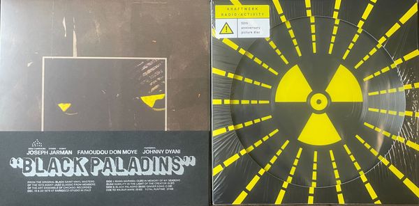 Cover art for Black Paladins and Kraftwerk.