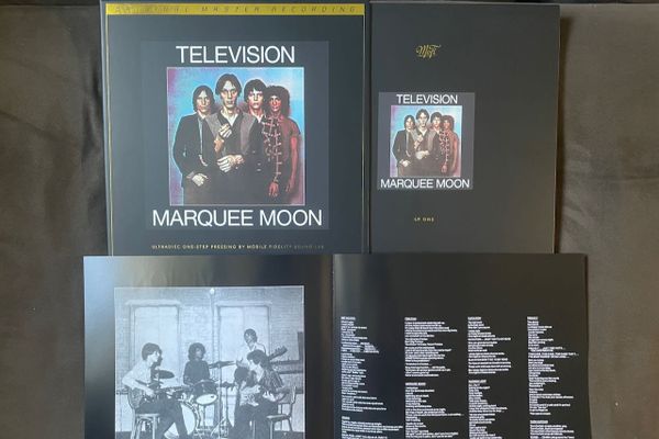 Cover art and contents for Mobile Fidelity's edition of Television's Marquee Moon.