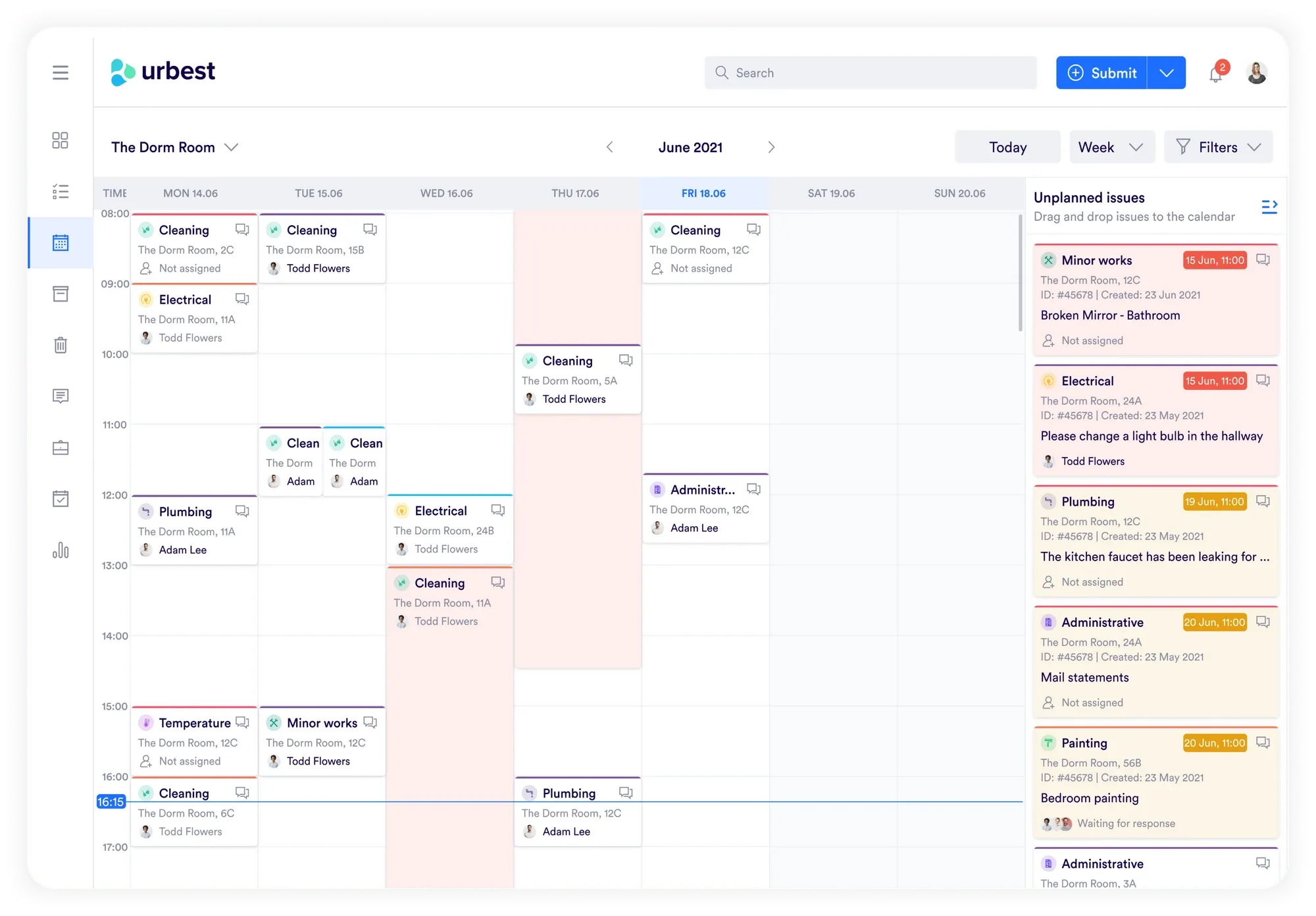 New feature: Calendar
