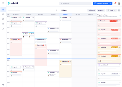 Nouvelle fonctionnalité : Calendrier