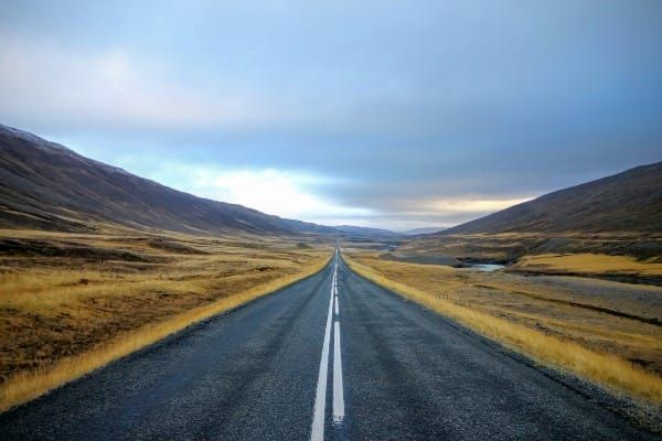 An open road