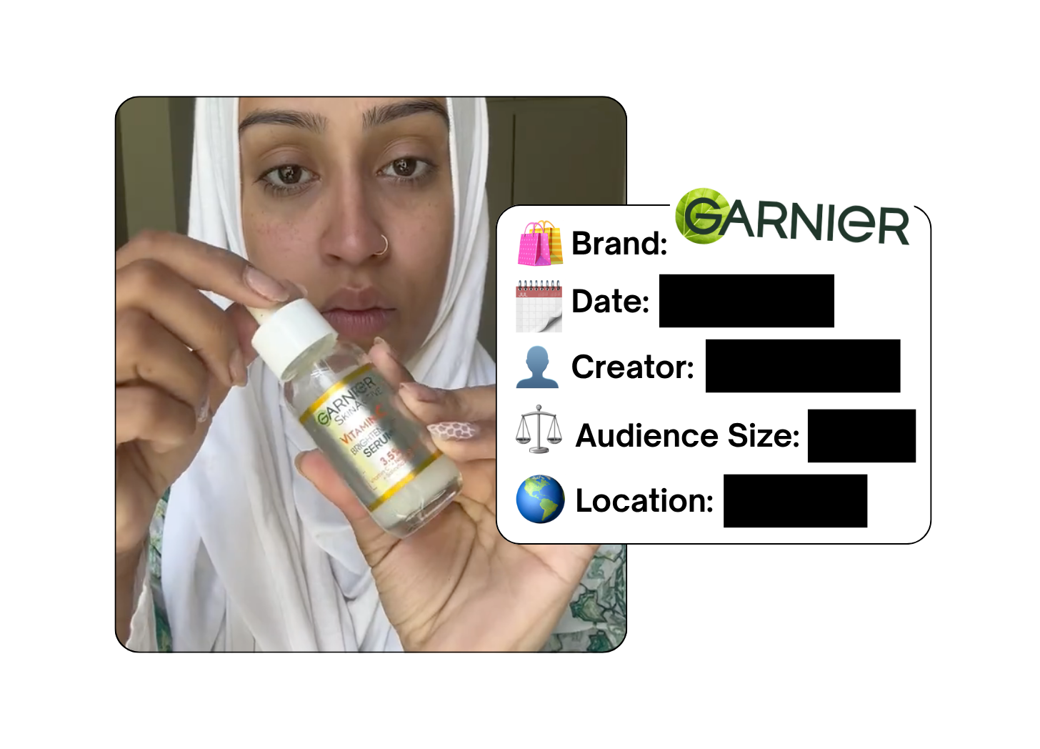 Spotted: Garnier in a new paid collab