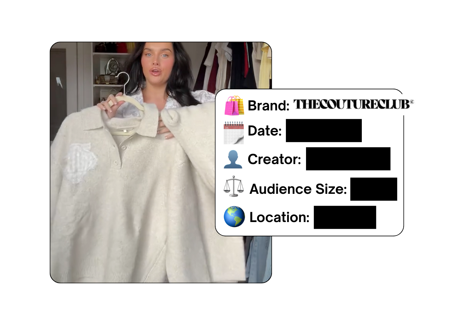 Spotted: The Couture Club in a new paid collab