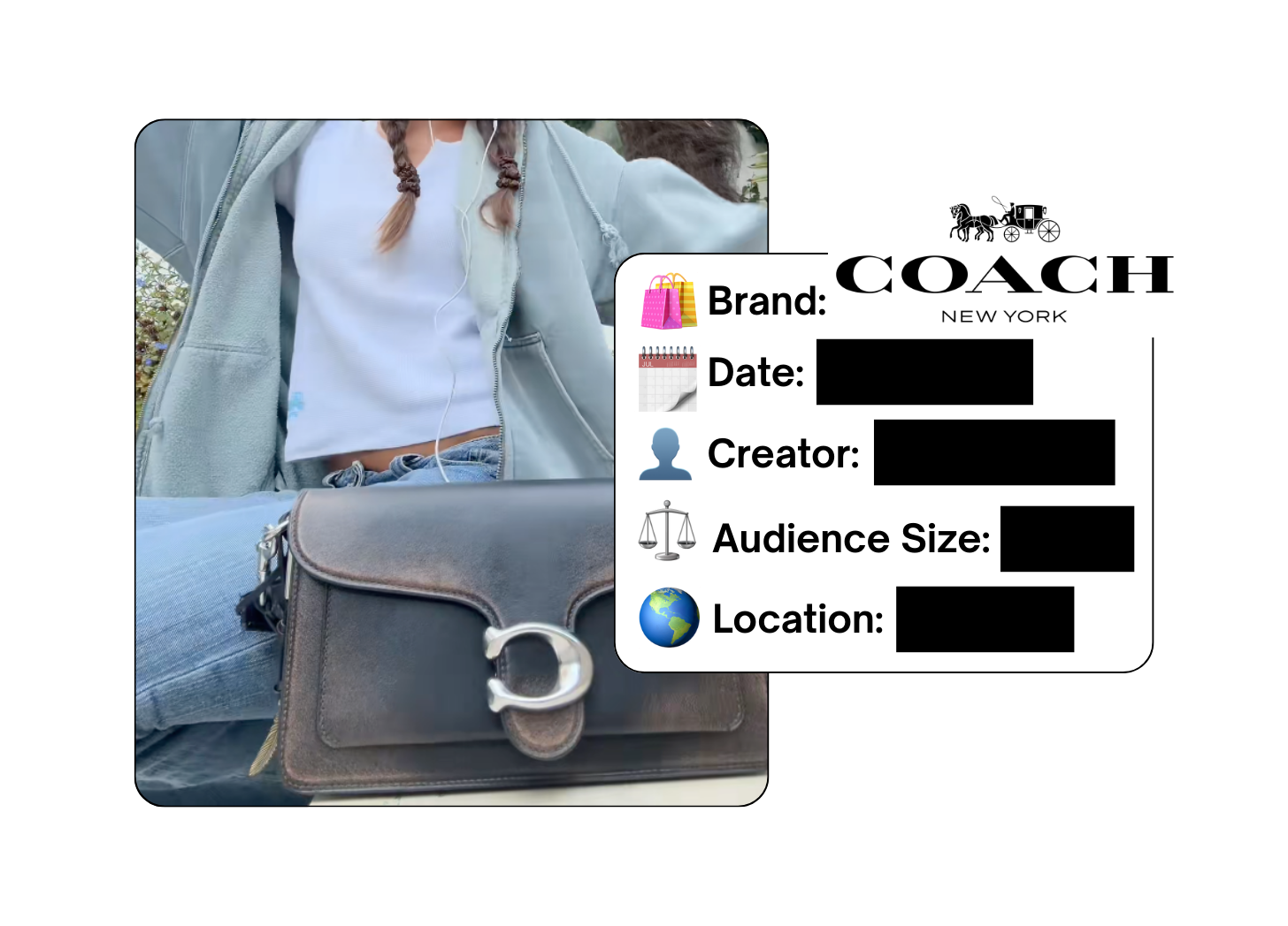 Spotted: Coach in a new paid collab