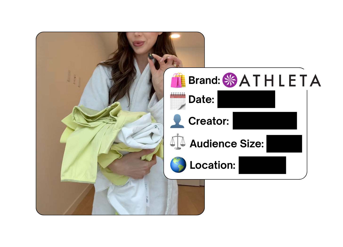 Spotted: ATHLETA in a new paid collab