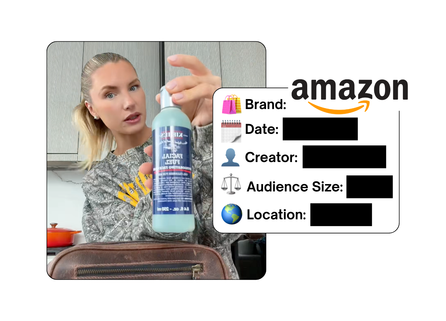 Spotted: Amazon in a new paid collab