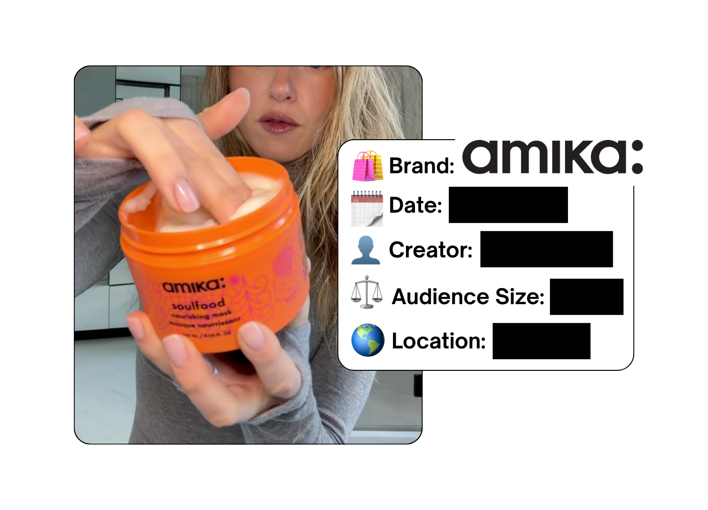 Spotted: Amika in a new paid collab