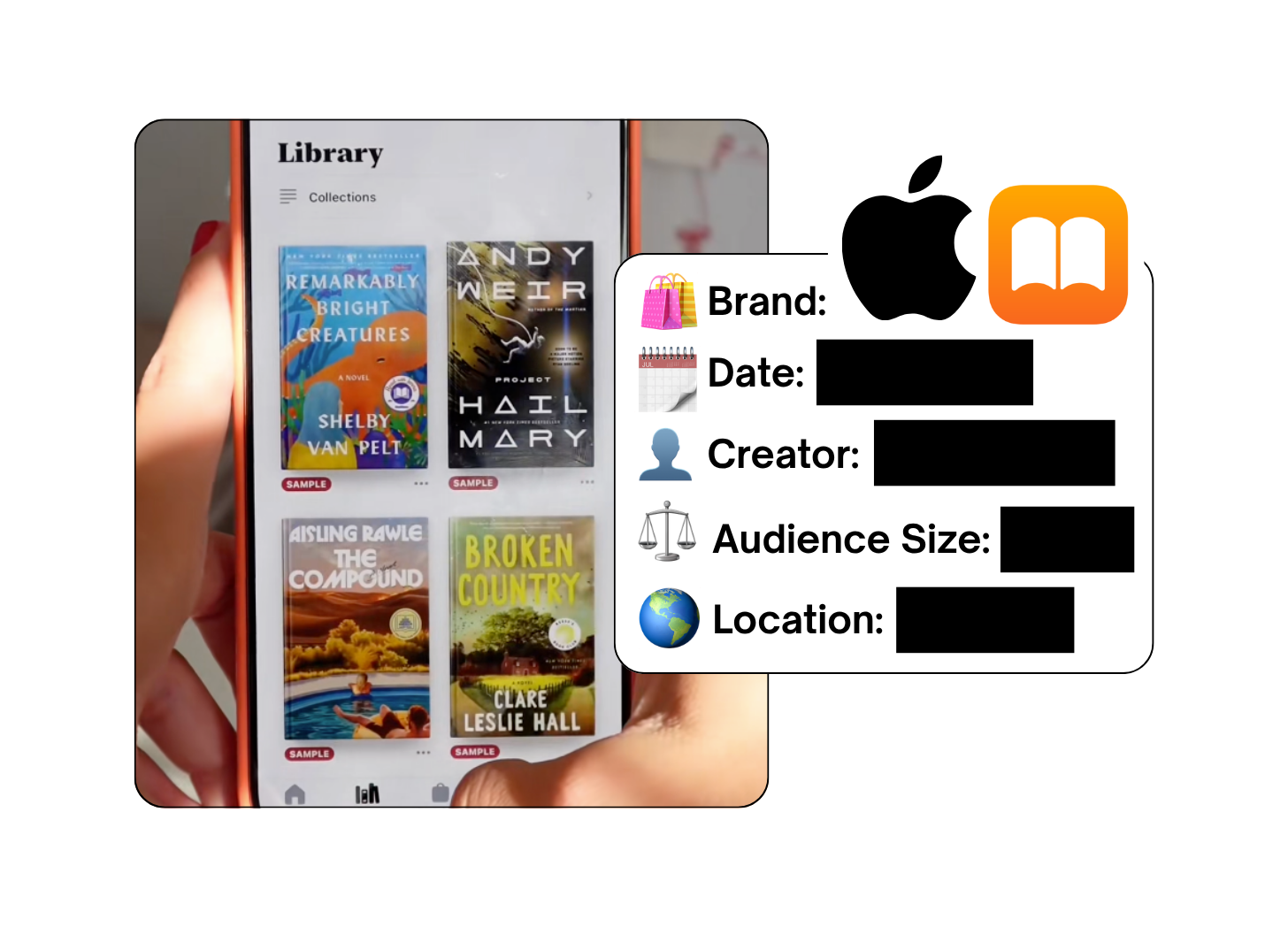 Spotted: Apple Books in a new paid collab