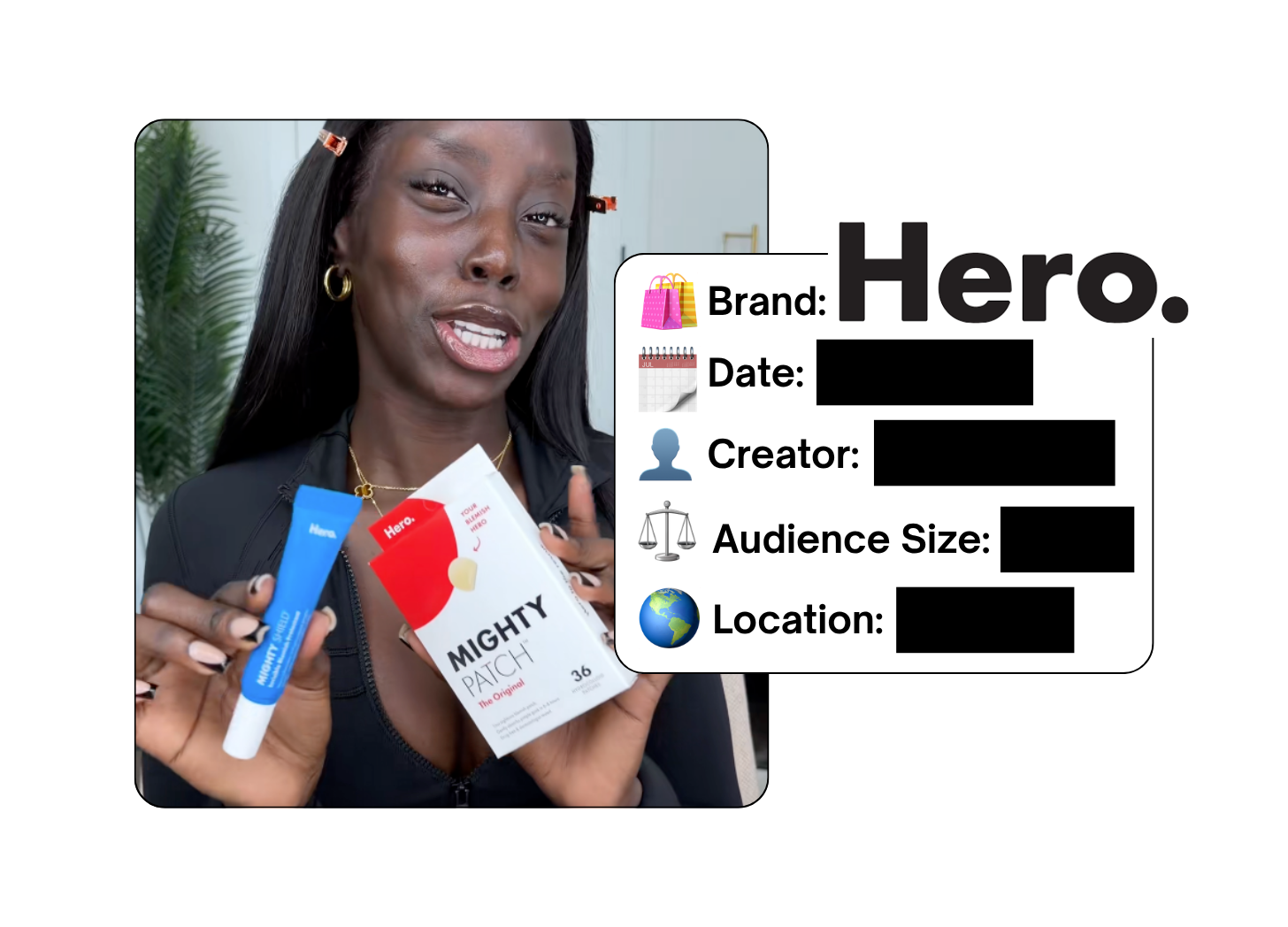 Spotted: Hero Cosmetics in a new paid collab