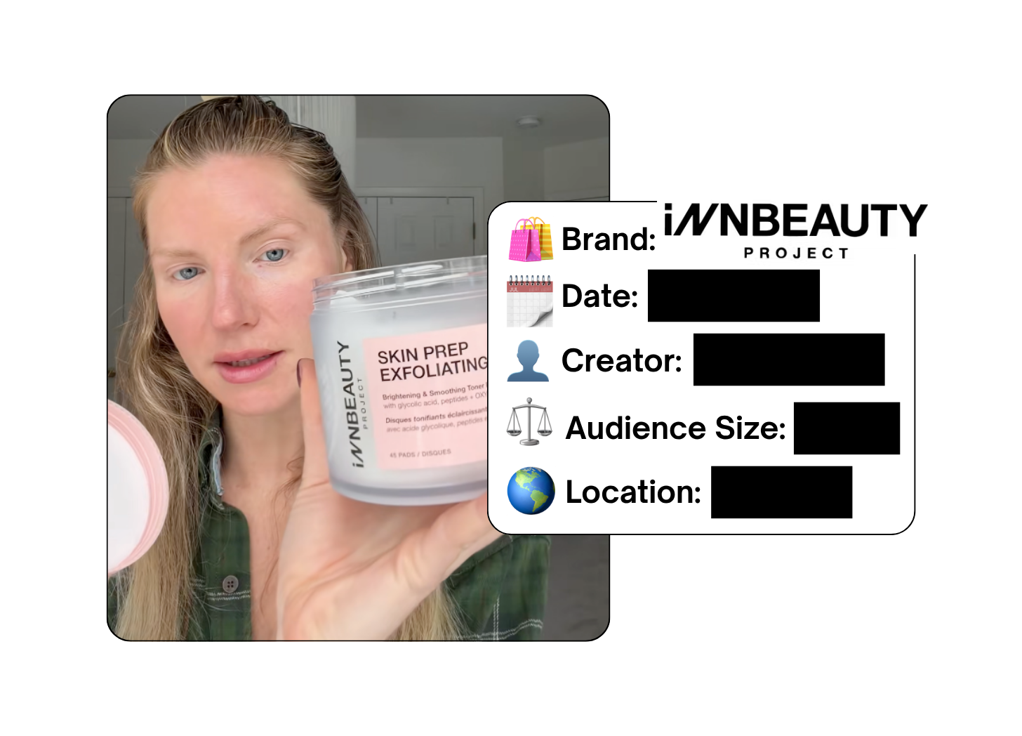 Spotted: INNBEAUTY PROJECT in a new paid collab