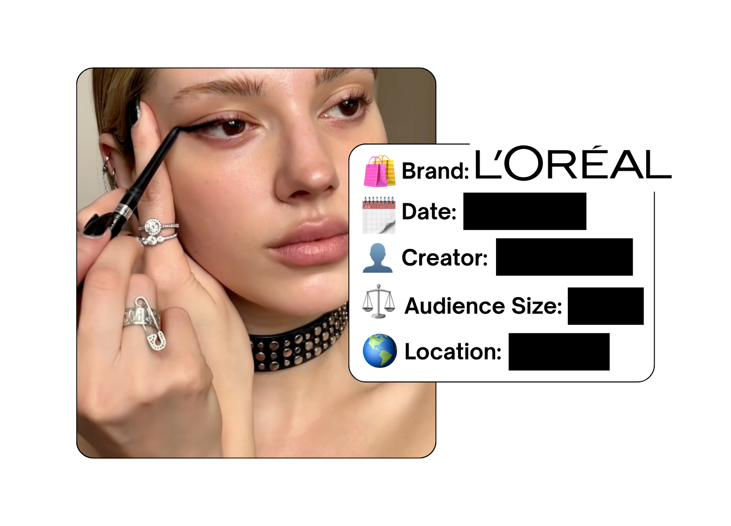 Spotted: L'Oreal in a new paid collab