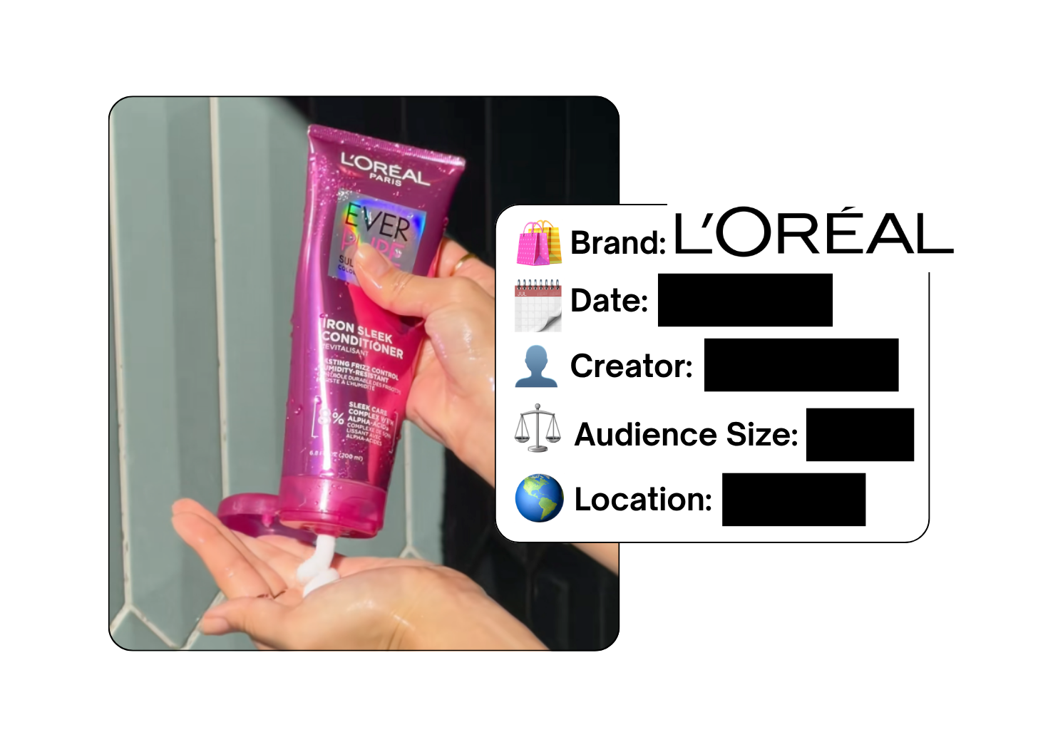 Spotted: L’Oreal in a new paid collab