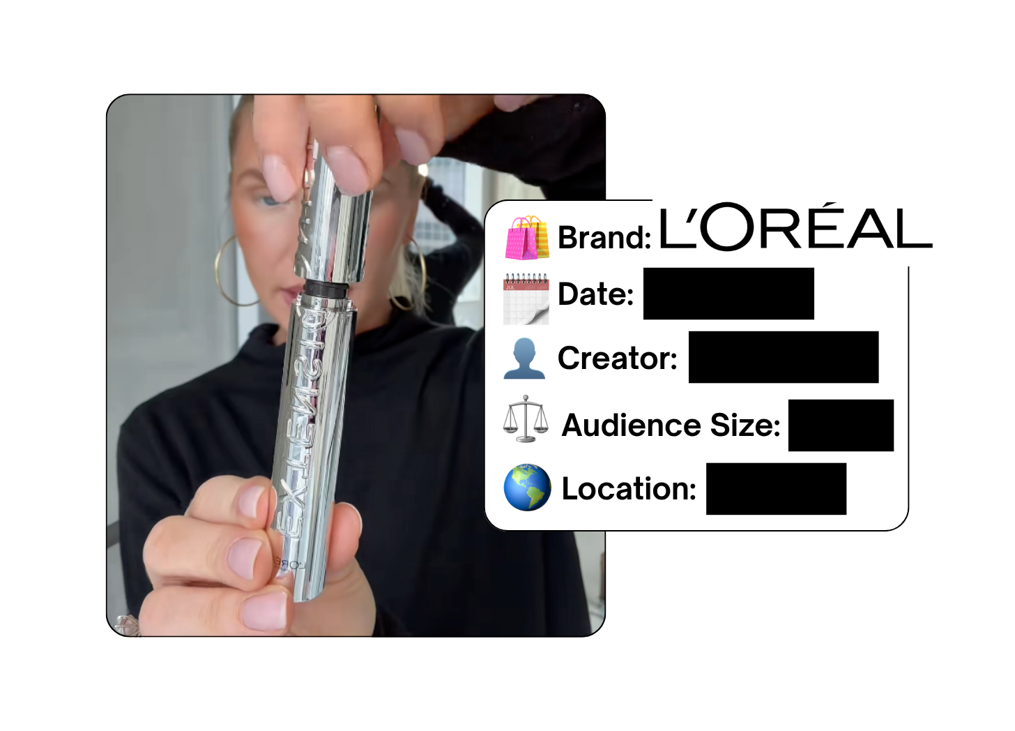 Spotted: L’Oreal in a new paid collab