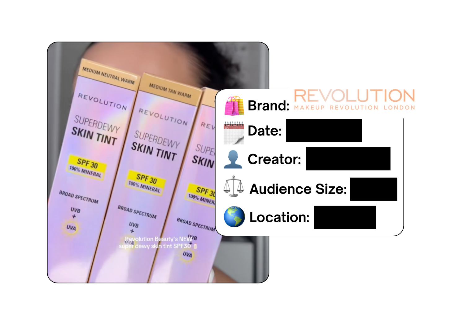 Spotted: Makeup Revolution in a new paid collab