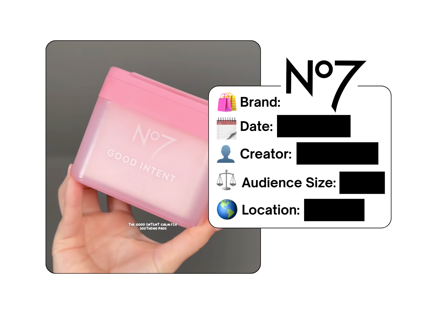 Spotted: No7 in a new paid collab