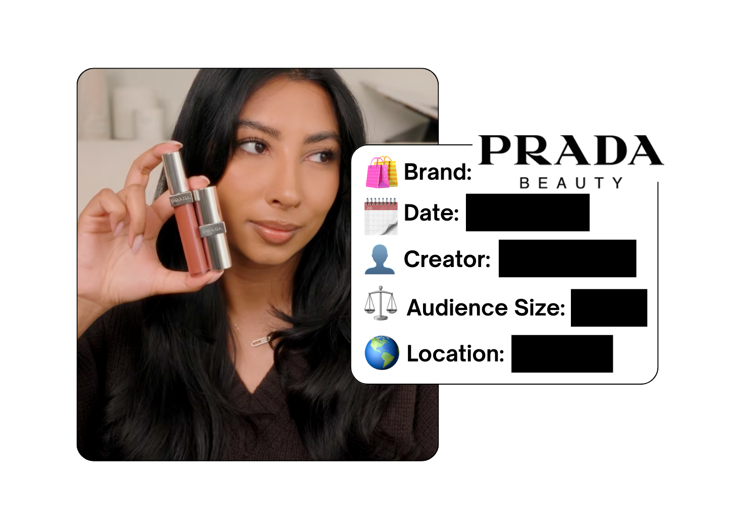 Spotted: Prada Beauty in a new paid collab