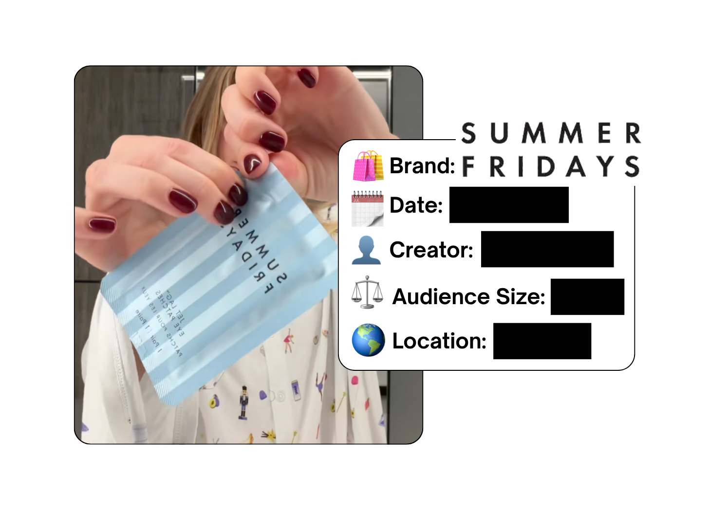 Spotted: Summer Fridays in a new paid collab
