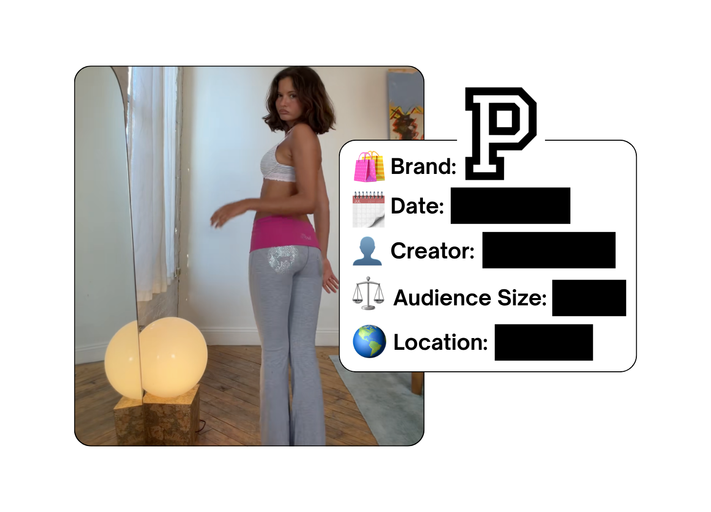 Spotted: VS Pink in a new paid collab